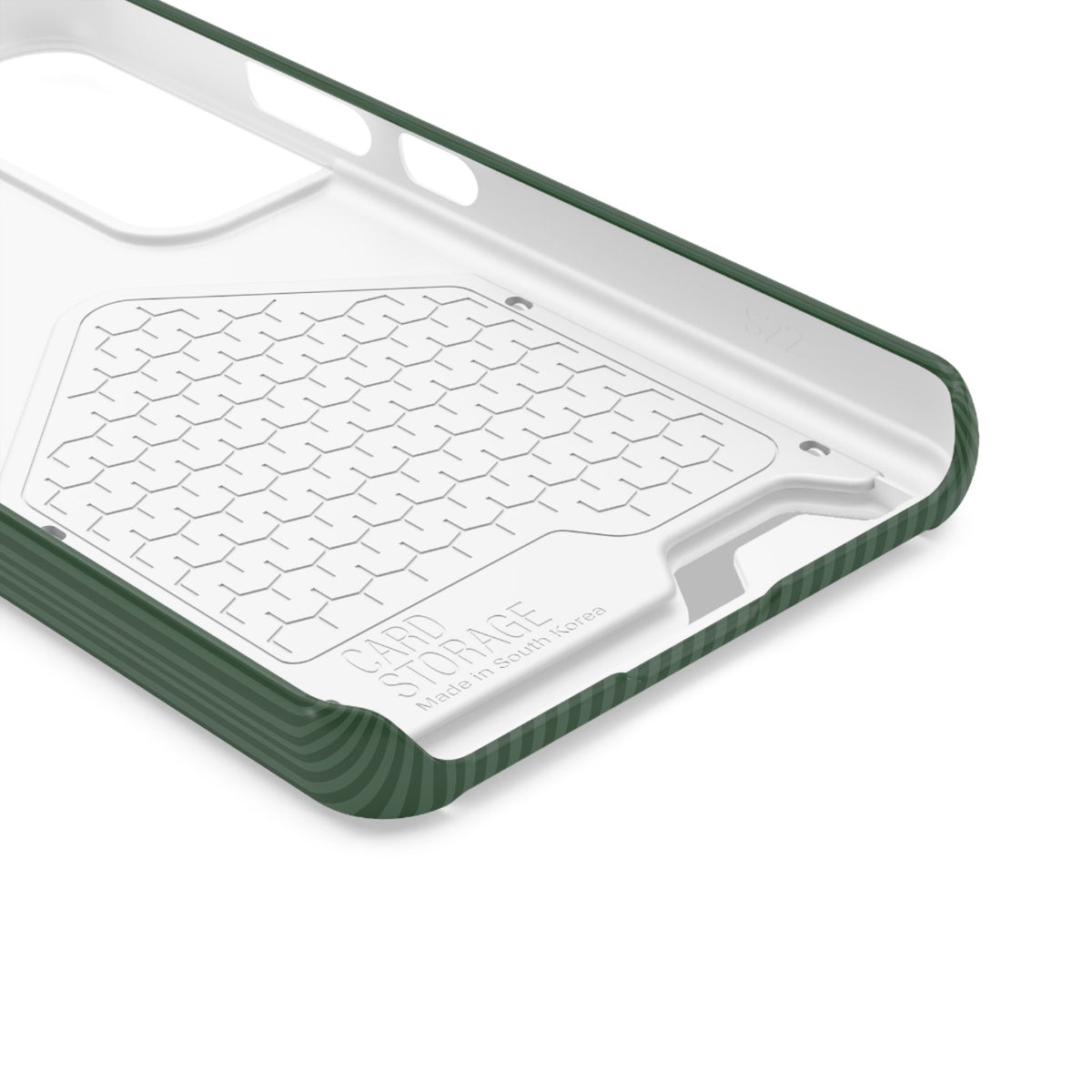 Personalized Forest Green Striped Phone Case