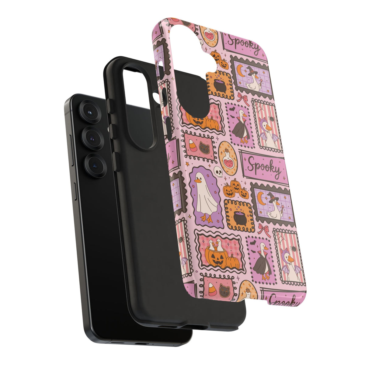 Pink Halloween Stamps Tough Phone Case