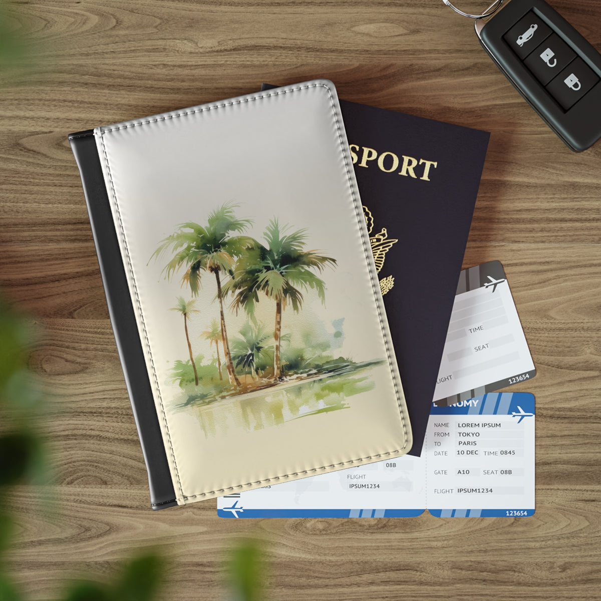 Palm Island RFID passport cover, travel gift