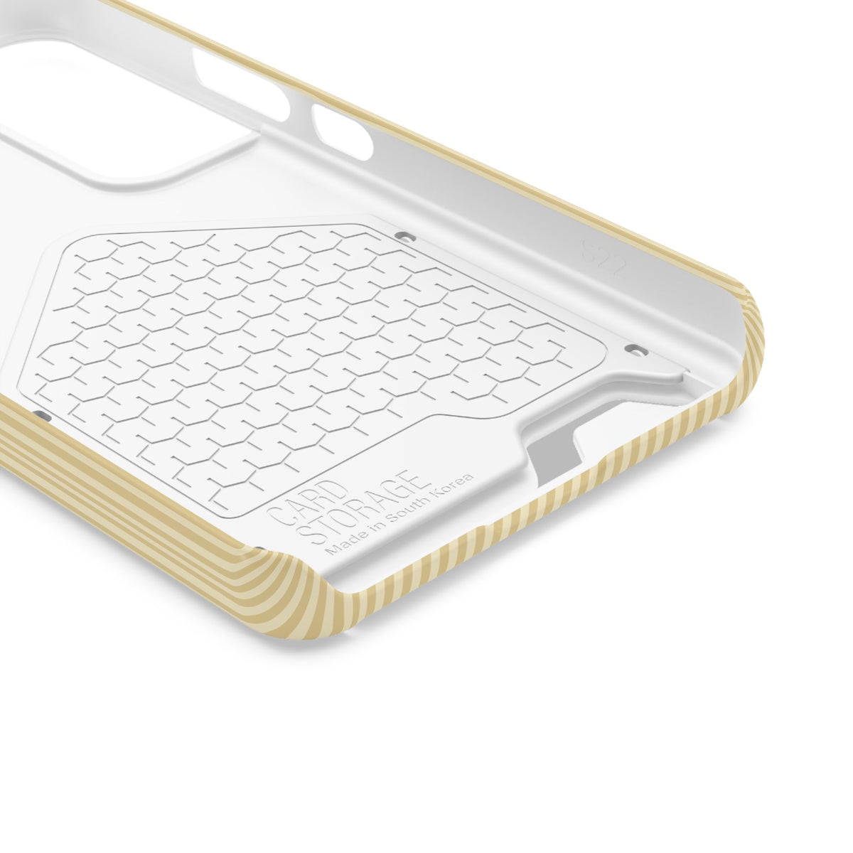 Personalized Butter Yellow Striped Phone Case