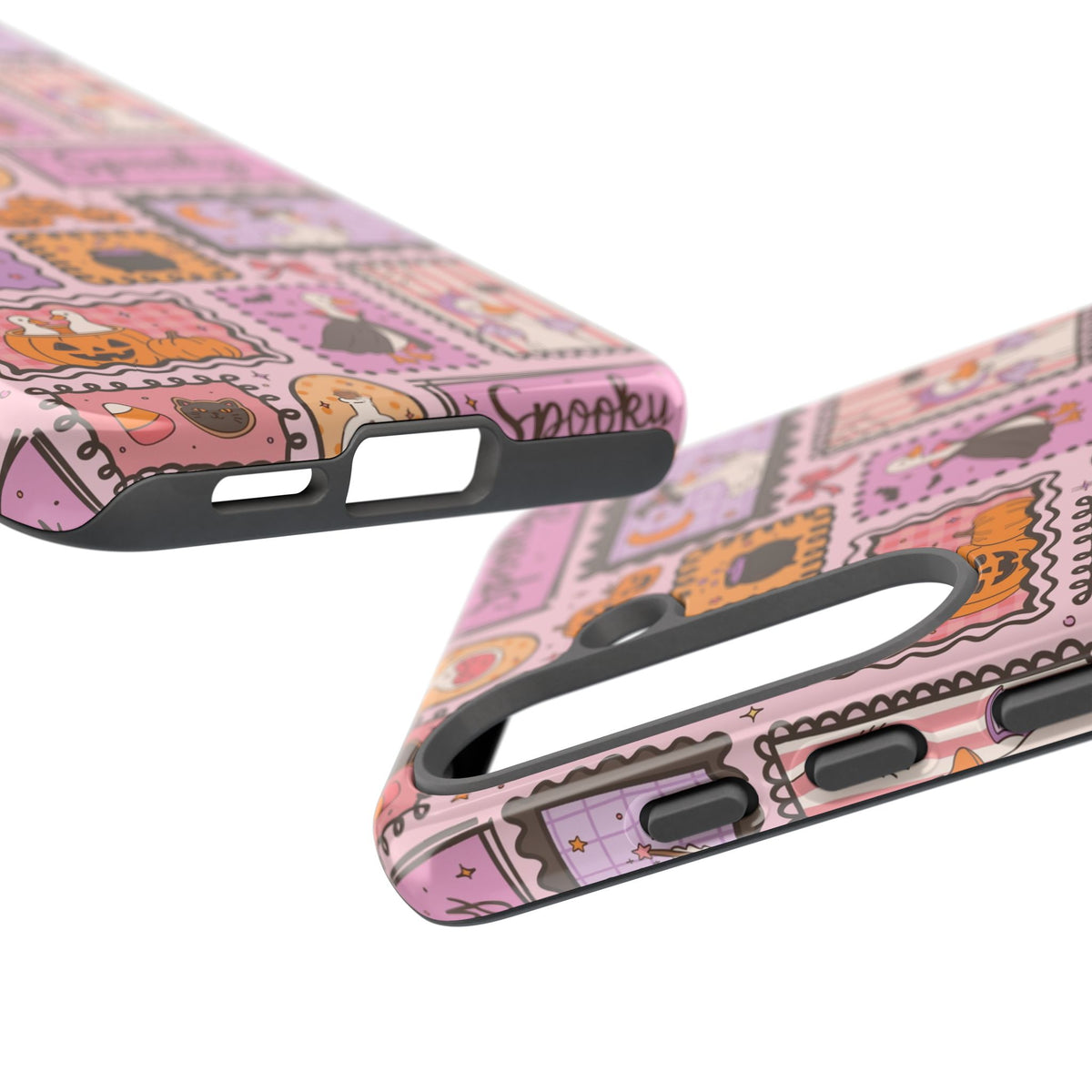 Pink Halloween Stamps Tough Phone Case
