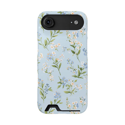 Blue Meadow Floral Phone Case