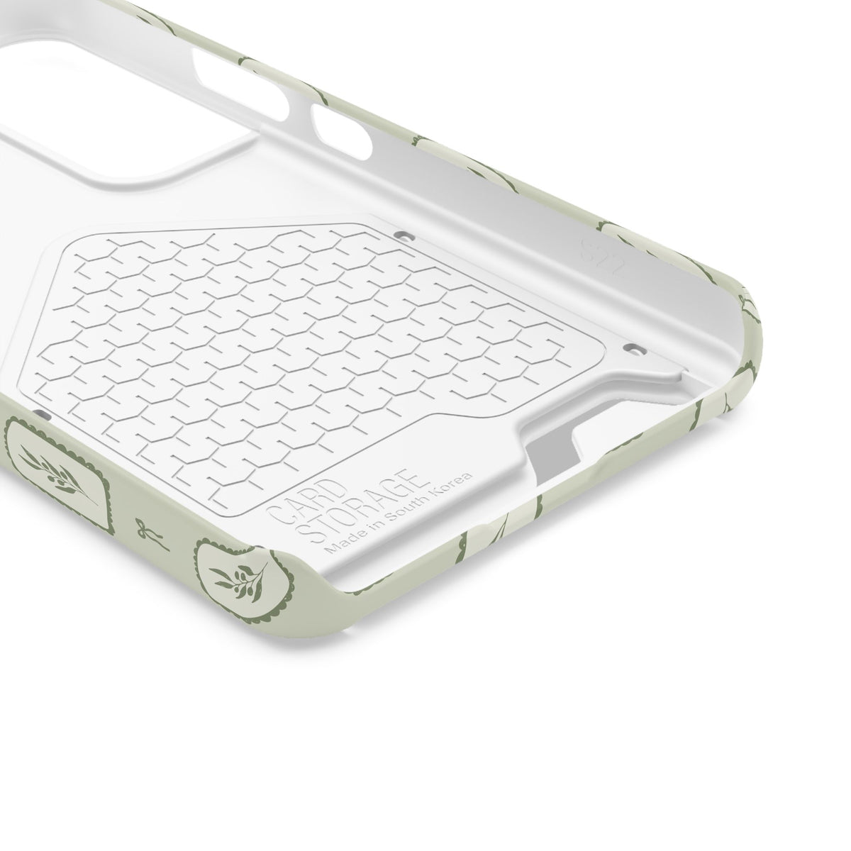 Sage Botanical Bow Phone Case