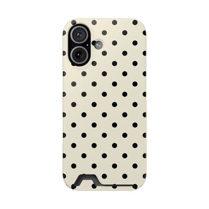 Cream Polka Dot Phone Case