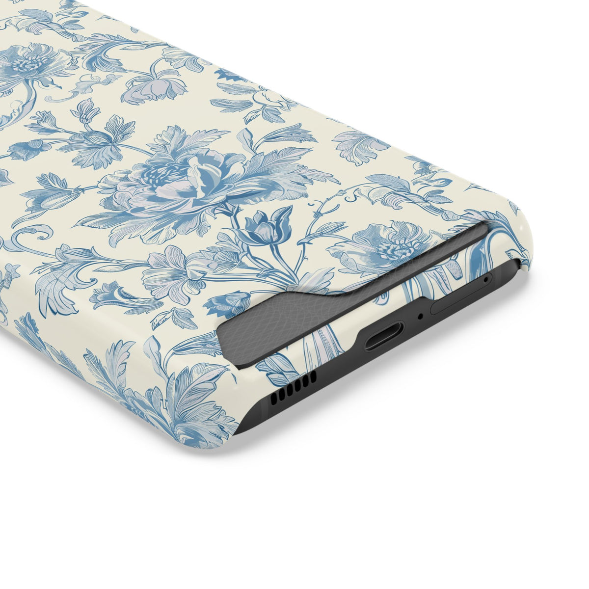 Blue Toile Phone Case