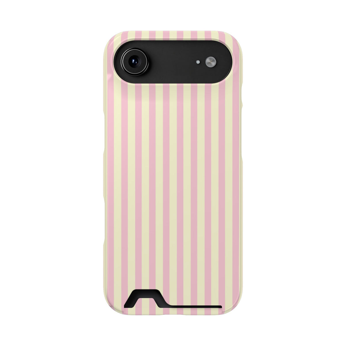 Pink Cream Striped Phone Case
