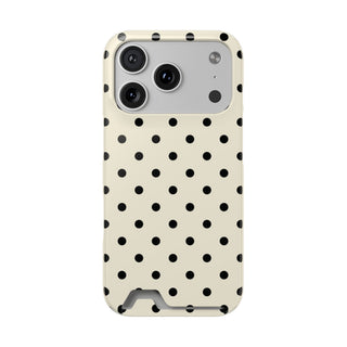 Cream Polka Dot Phone Case