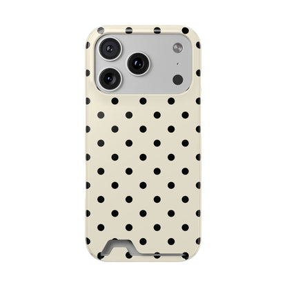 Cream Polka Dot Phone Case