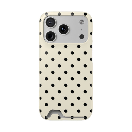 Cream Polka Dot Phone Case