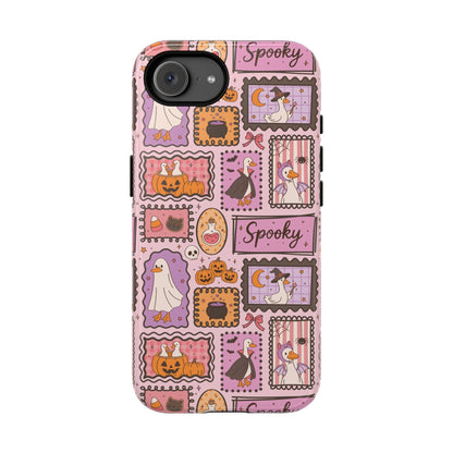 Pink Halloween Stamps Tough Phone Case