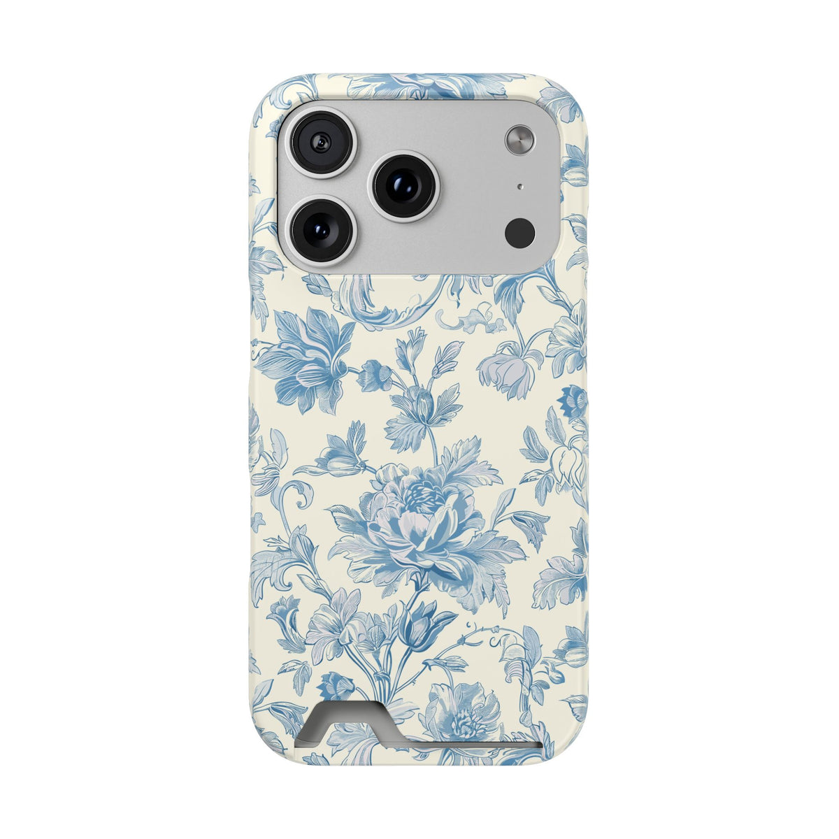 Blue Toile Phone Case