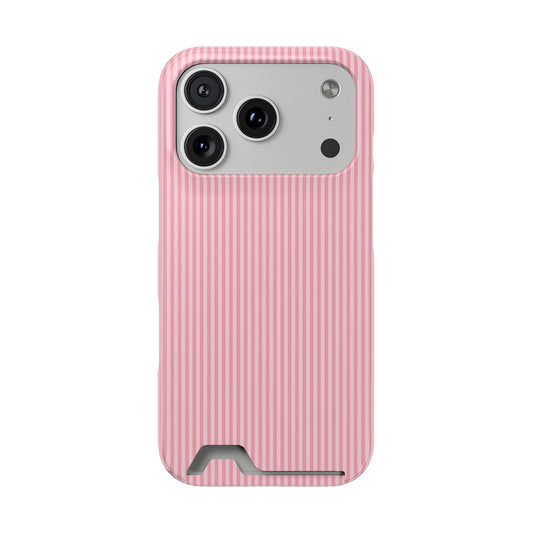 Pink Striped Phone Case