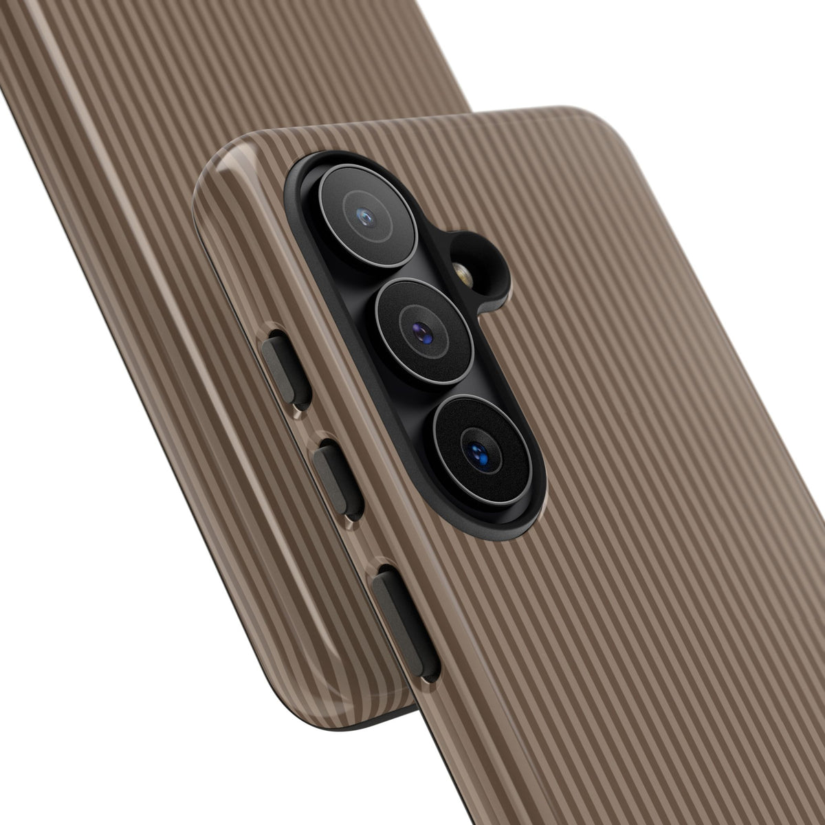 Personalized Hazelnut Striped Tough Phone Case