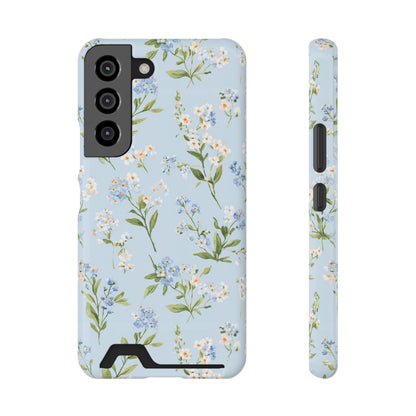 Blue Meadow Floral Phone Case