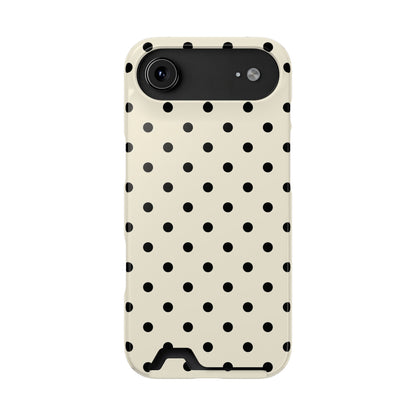 Cream Polka Dot Phone Case