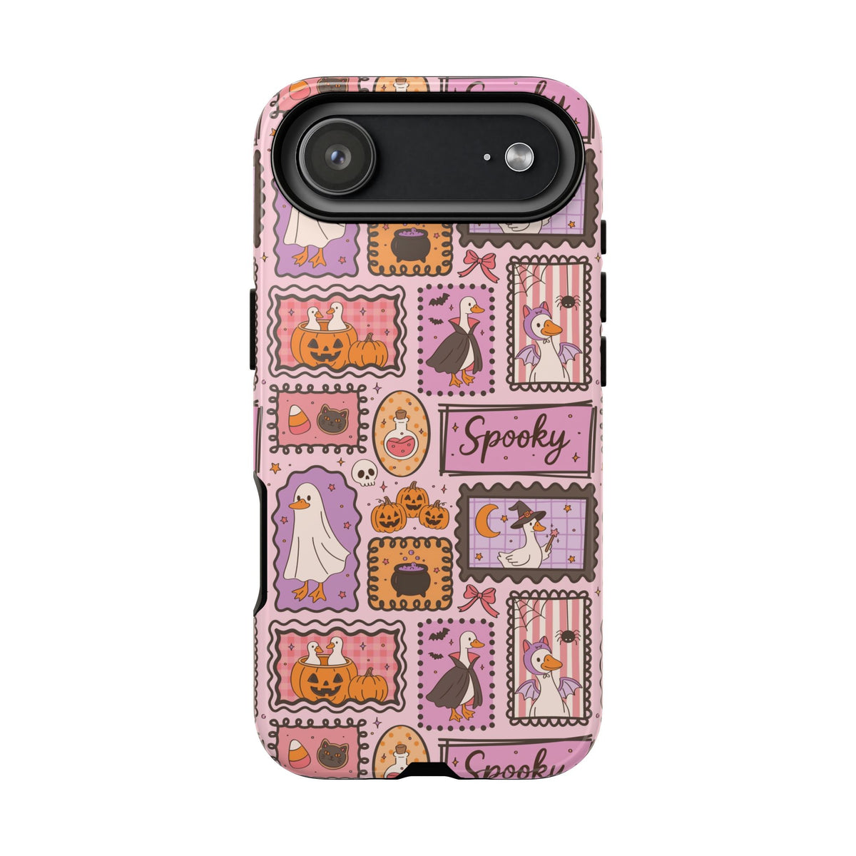 Pink Halloween Stamps Tough Phone Case