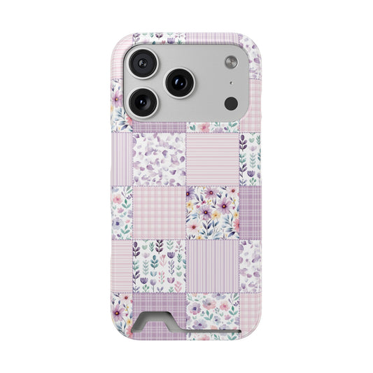 Lavender Patchwork Phone Case