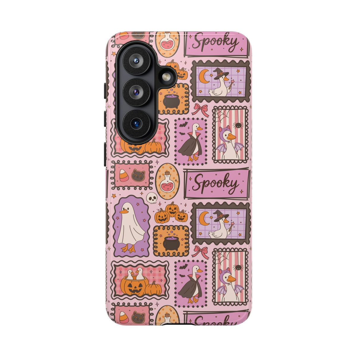 Pink Halloween Stamps Tough Phone Case