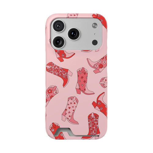 Pink Cowboy Boot Phone Case