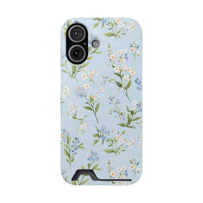 Blue Meadow Floral Phone Case
