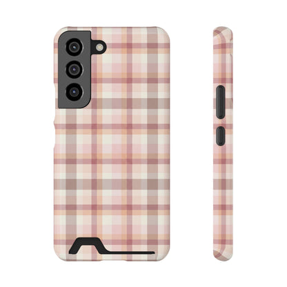 Blush Plaid Phone Case