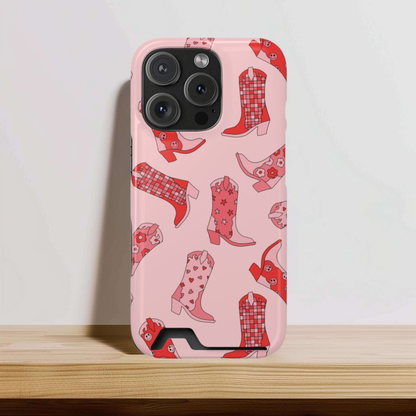 Pink Cowboy Boot Phone Case