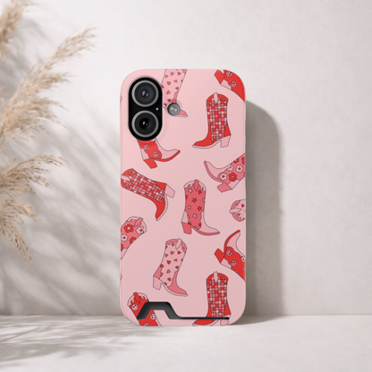 Pink Cowboy Boot Phone Case