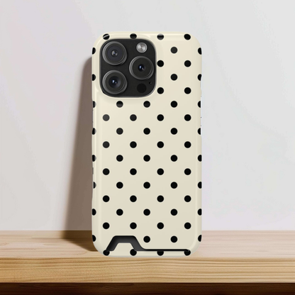 Cream Polka Dot Phone Case