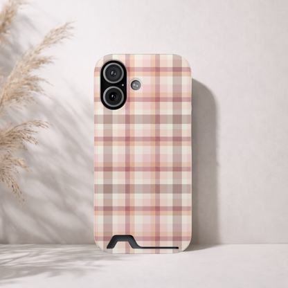 Blush Plaid Phone Case