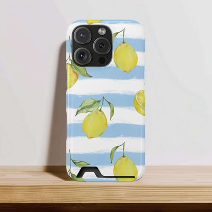Lemon Stripe Phone Case