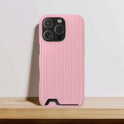 Pink Striped Phone Case