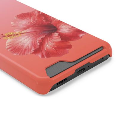 Coral Hibiscus Phone Case