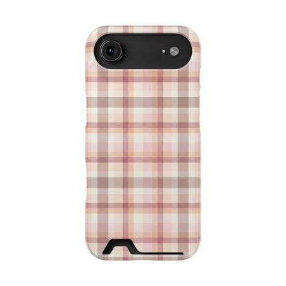 Blush Plaid Phone Case