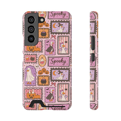 Pink Halloween Stamps Phone Case