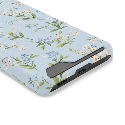 Blue Meadow Floral Phone Case