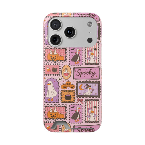 Pink Halloween Stamps Phone Case