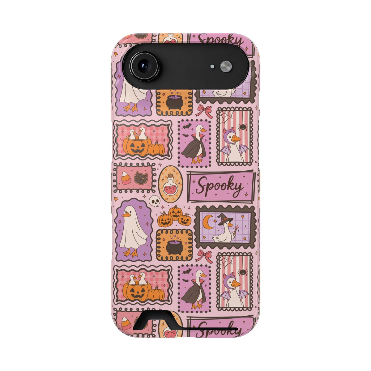 Pink Halloween Stamps Phone Case