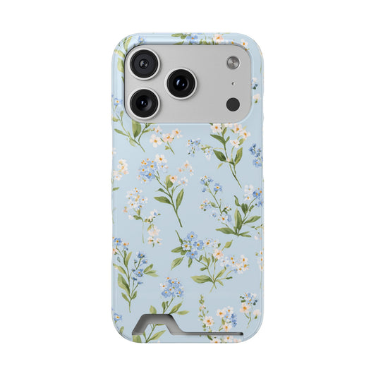 Blue Meadow Floral Phone Case