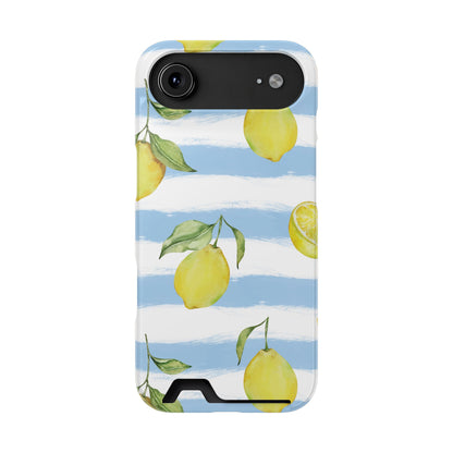Lemon Stripe Phone Case