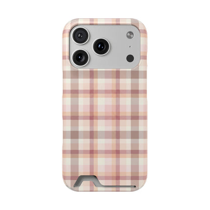 Blush Plaid Phone Case