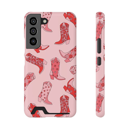 Pink Cowboy Boot Phone Case
