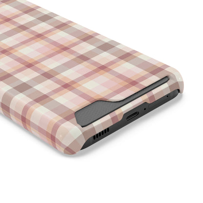 Blush Plaid Phone Case