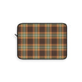 Autumn plaid laptop sleeve, alternate view