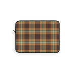 Autumn plaid laptop sleeve, alternate view