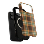 Autumn plaid MagSafe phone case, view 8