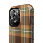 Autumn plaid MagSafe phone case, view 9