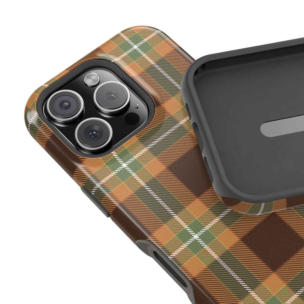 Autumn plaid MagSafe phone case, view 13