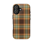 Autumn plaid tough phone case, alternate view