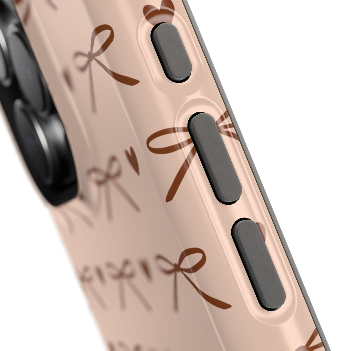 Brown bow MagSafe phone case, view 11