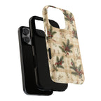 Christmas pine plaid dual-layer phone case for Samsung Galaxy